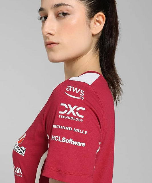 Scuderia Ferrari F1 2025 Women's Team Tshirt - Red