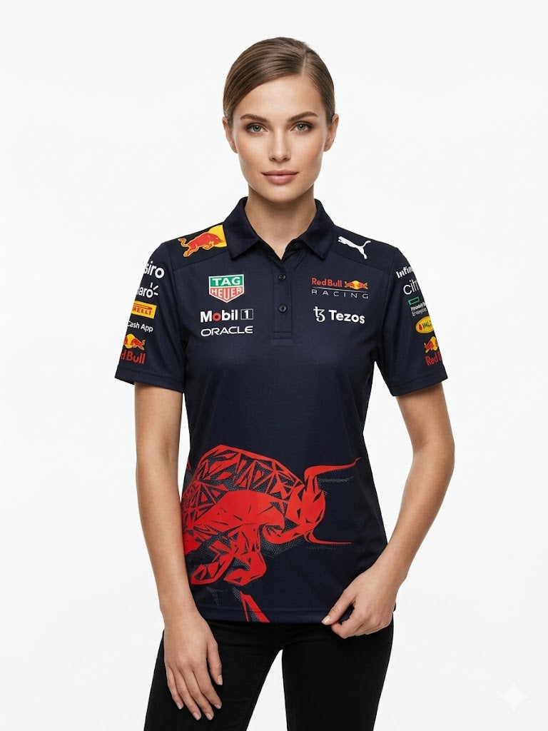 Red Bull Team F1 Racing Suit T-Shirt Polo